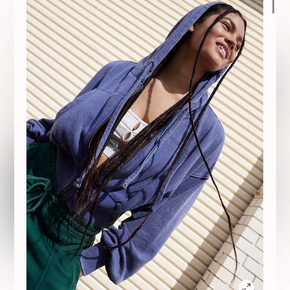 Free People Lowkey Zip Up